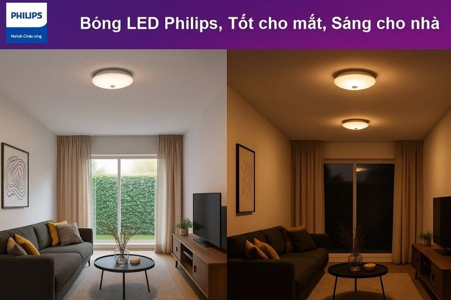 Đèn LED ốp trần 6W Danta 62233 Philips 