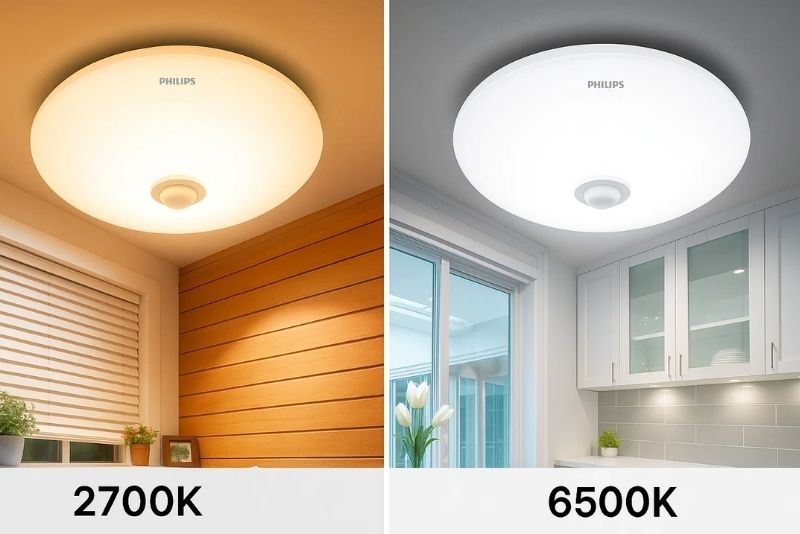Đèn LED ốp trần Philips 6W Danta 62233 