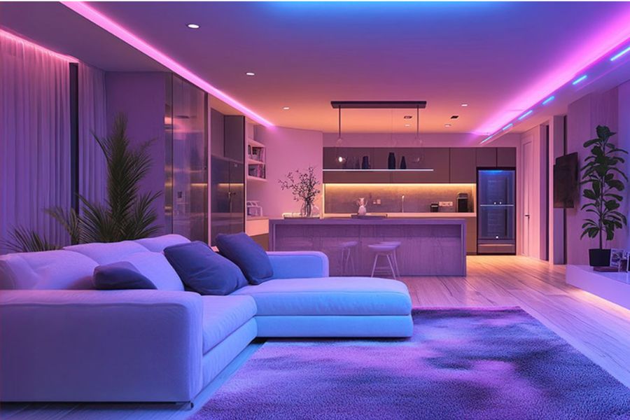 Đèn LED dây Philips 3528 thay đổi màu sắc linh hoạt