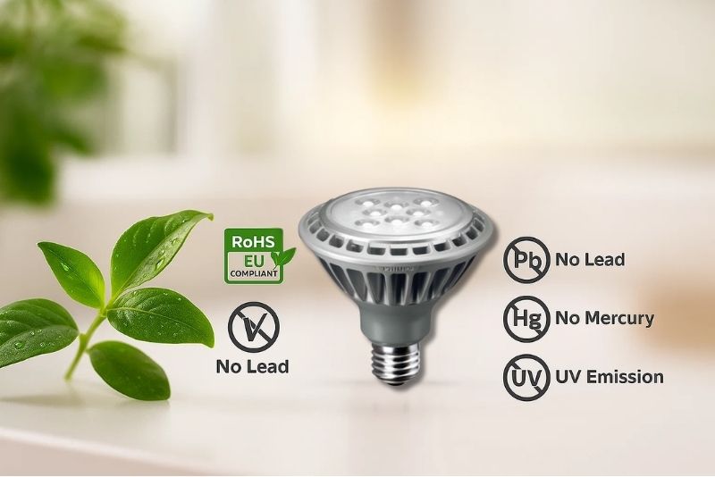 Đèn LED chiếu điểm Master PAR30S 9.5W Philips thân thiện với con người & môi trường