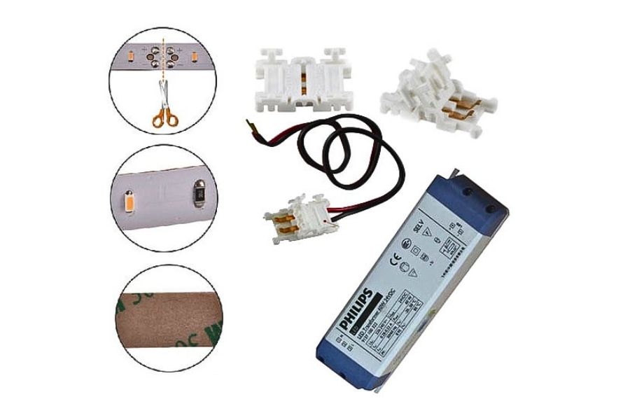 Cấu tạo của đèn LED dây Philips LS151S 7.5W LED6 WW