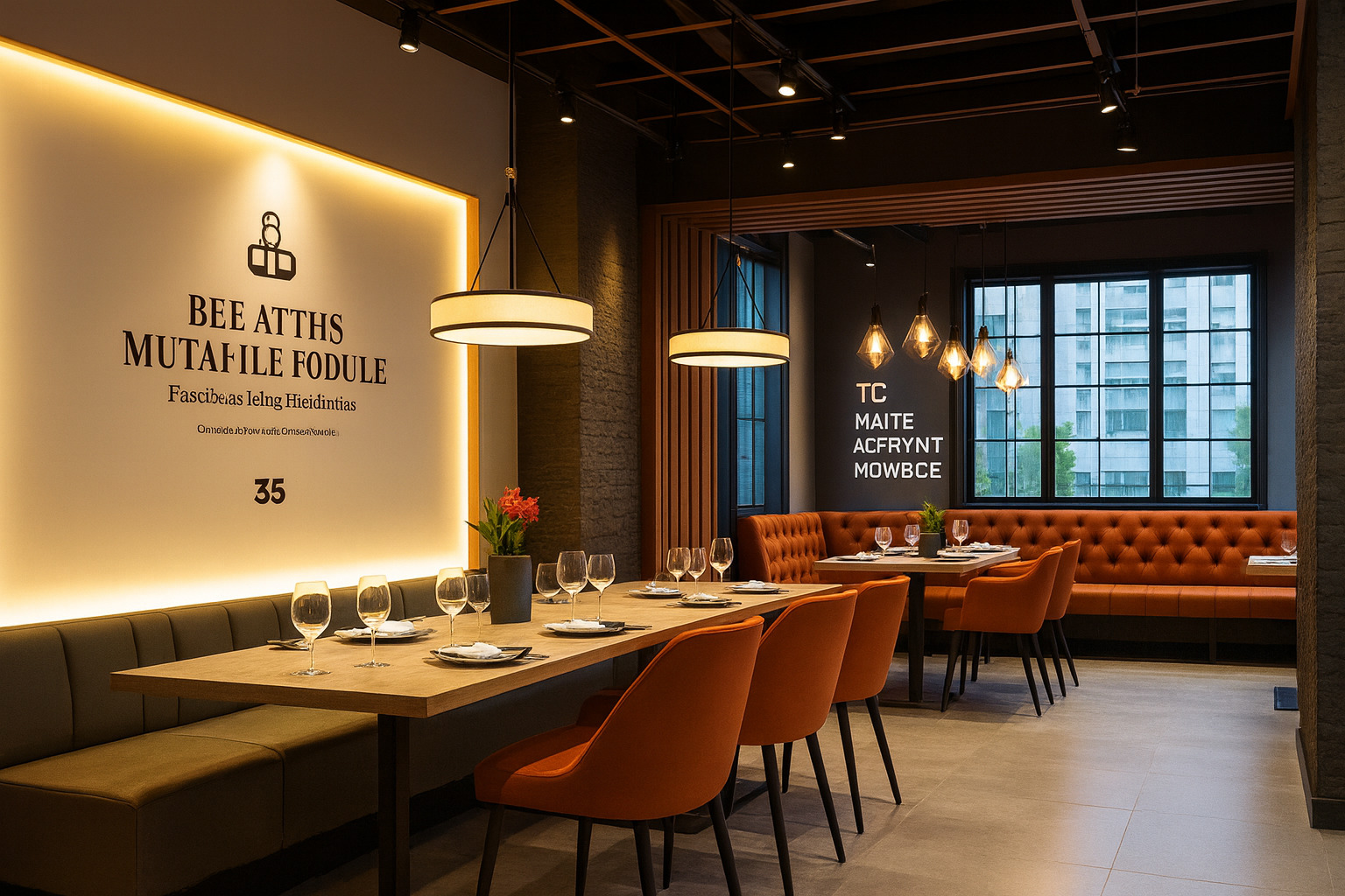 Bóng đèn LED bulb Philips 9W lắp đặt tại nhà hàng