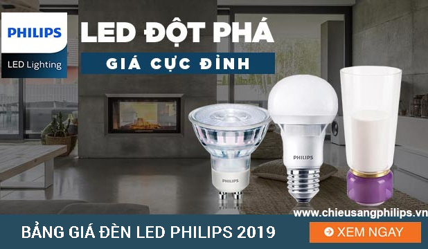 bao gia den led philips 2019