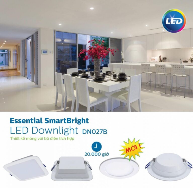 Ưu điểm của đèn led âm trần SmartBright Philips