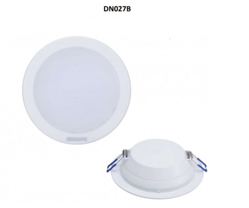 Đèn LED âm trần 7W Philips DN027B LED6 RD siêu mỏng