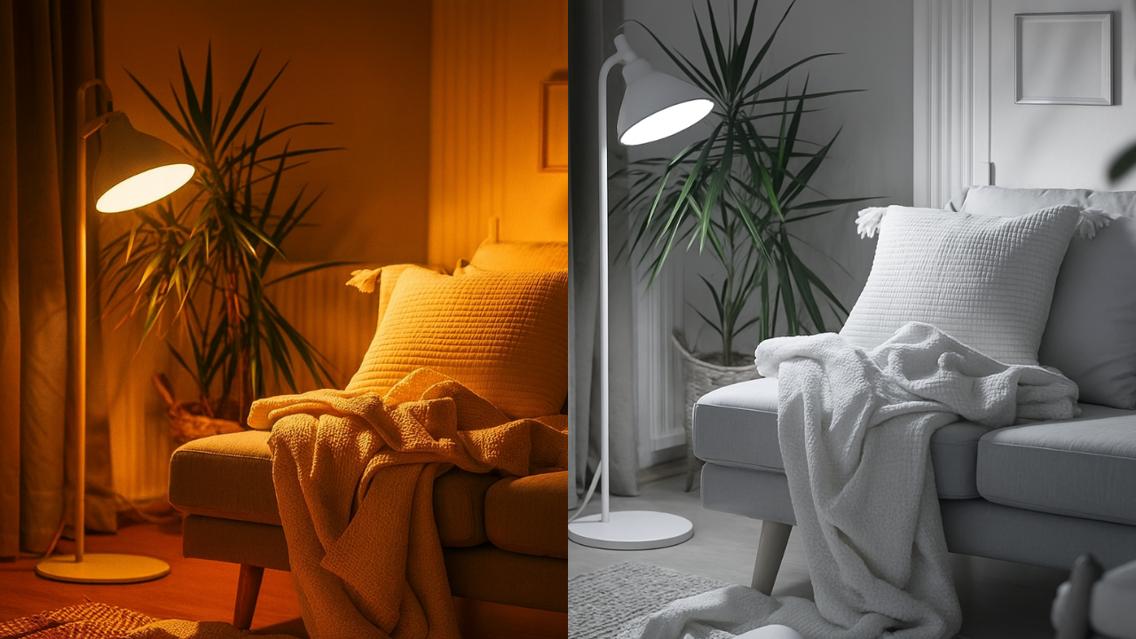 Bóng đèn LED bulb Philips EcoBright 6-60W có 2 màu sắc ánh sáng