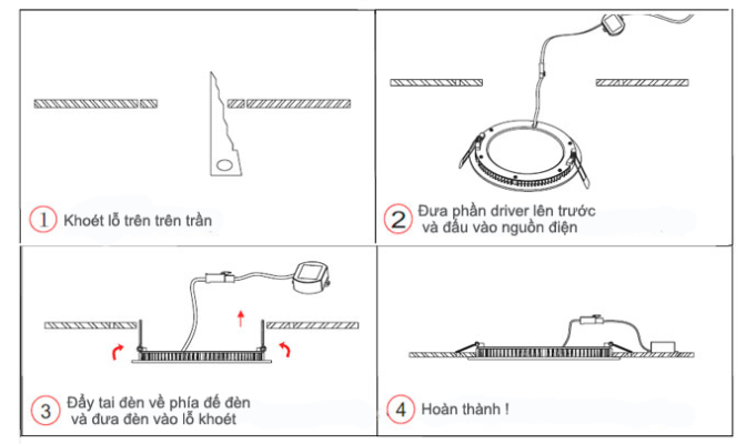 lap dat den led downlight am tran 1