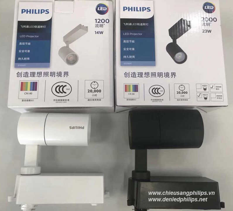 mau den led thanh ray st030t philips