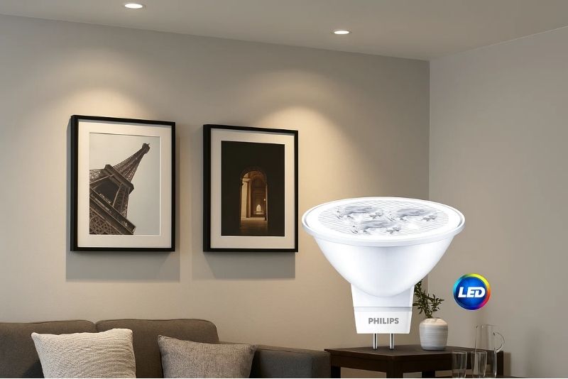 Đèn LED MR16 3-35W 24D Philips chiếu điểm tạo điểm nhấn cho không gian 