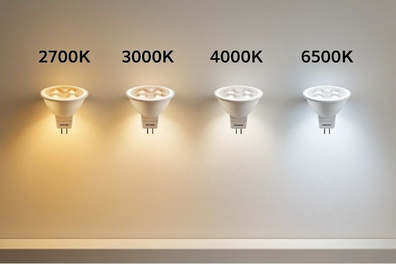 Đèn LED spotlight Philips Essential MR16 5-50W 24D đa dạng dải nhiệt độ màu