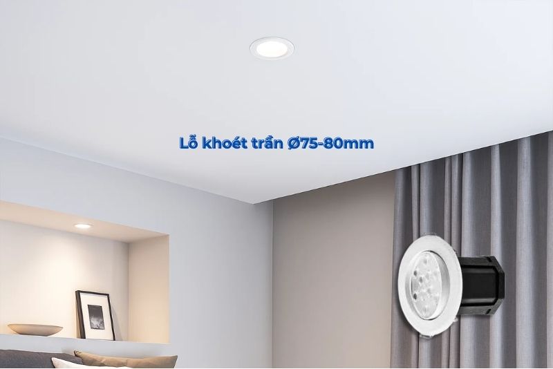 Đèn LED chiếu điểm Philips RS013B 6W thiết kế tinh tế 