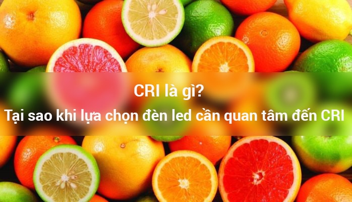 CRI là gì? Tầm quan trọng của chỉ số CRI