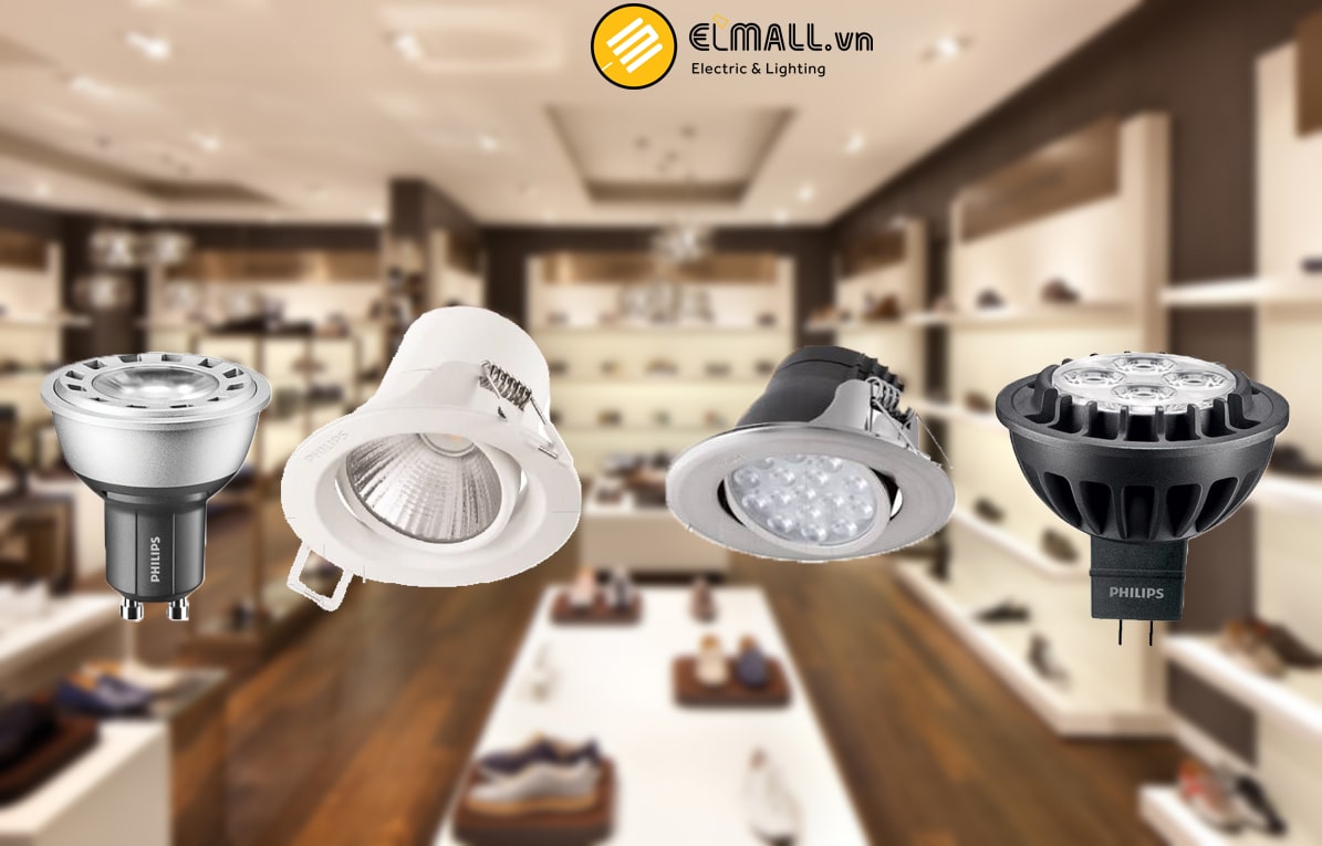 Đèn led chiếu điểm Philips - sự lựa chọn hoàn hảo trong chiếu sáng cửa hàng