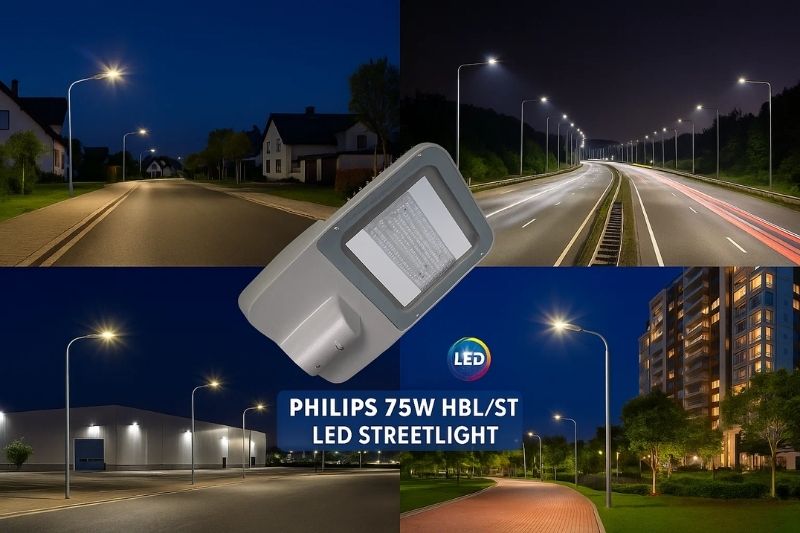 Ứng dụng đèn đường 75W HBL/ST Philips