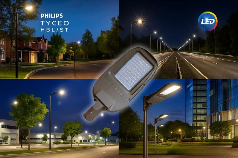 Ứng dụng đèn đường Philips TYCEO 110W HBL/ST