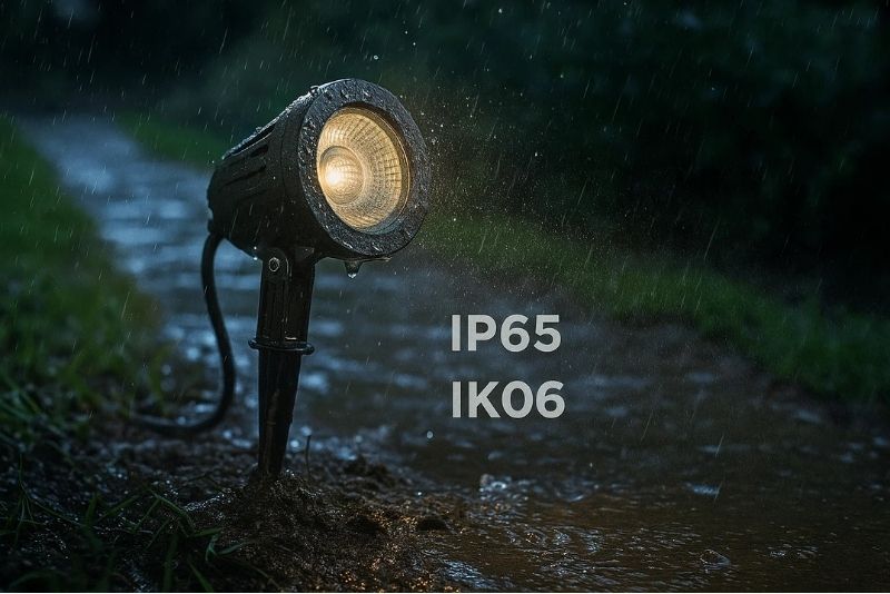 Đèn LED spotlight sân vườn BGP150 G 8W Philips kháng bụi, chống nước 