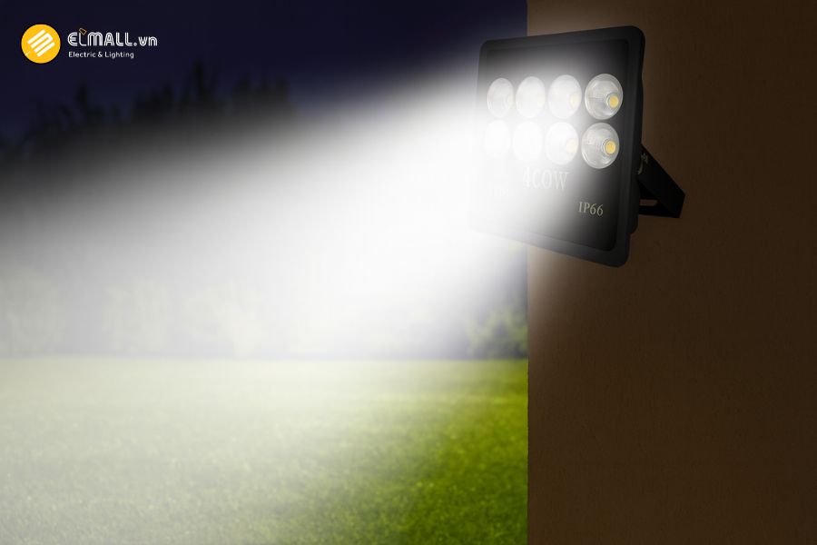 Đèn pha LED chiếu xa Philips OEM PC400WE 400W trang bị chip COB Philips 1208 thế hệ mới, cho quang thông cao