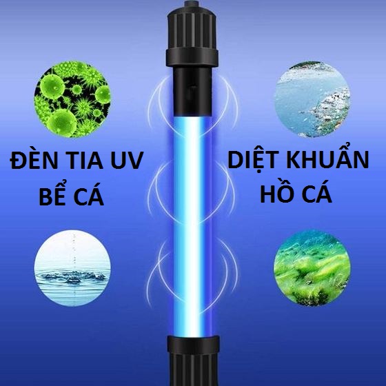 đèn tia uv diệt khuẩn cho bể cá, hồ cá koi
