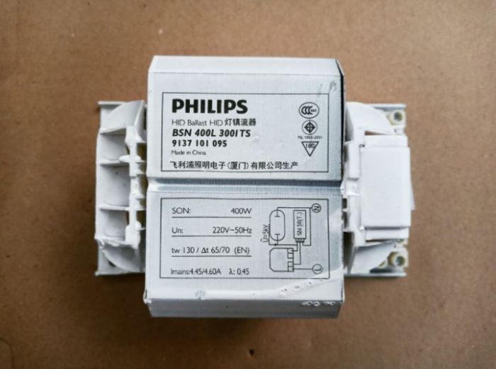 Tăng phô điện từ cao áp Philips BSN 400L 300I TS 400W lõi đồng