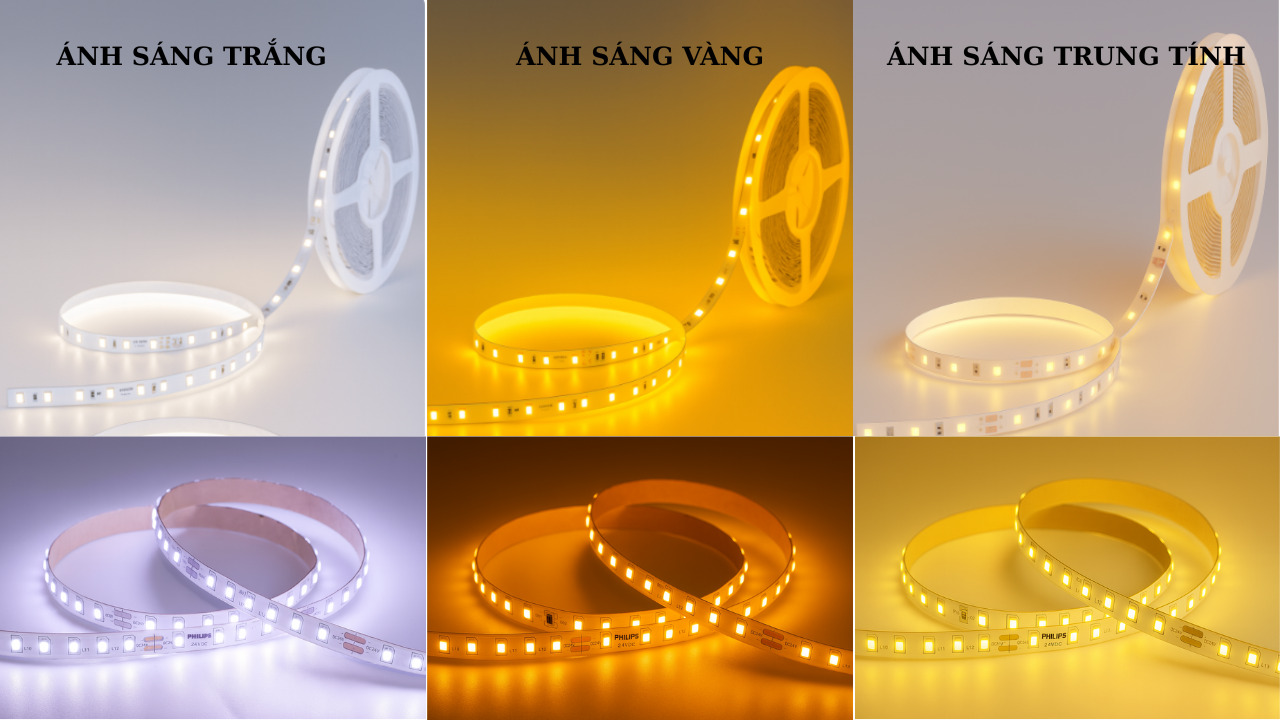 Đèn LED dây Philips BGC200 LED6 600Lm có nhiệt độ màu sắc ánh sáng đa dạng