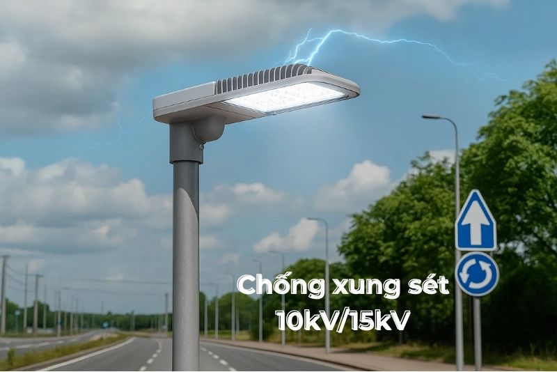 Đèn đường Philips BRP373 có khả năng chống xung xét
