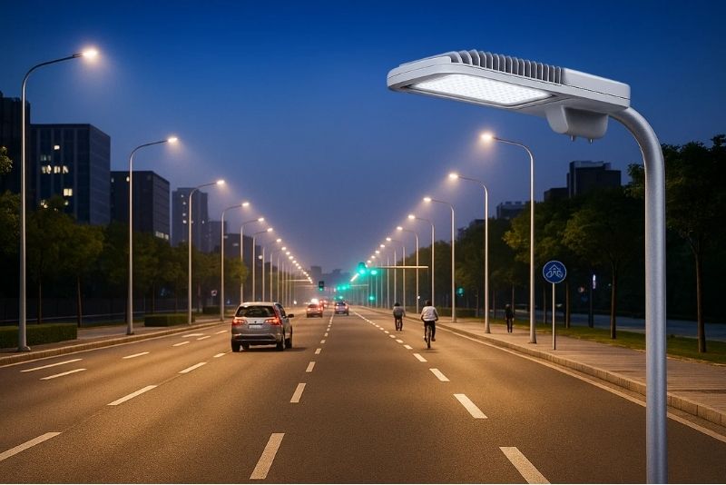 Ứng dụng đèn đường BRP373 GreenVision Philips