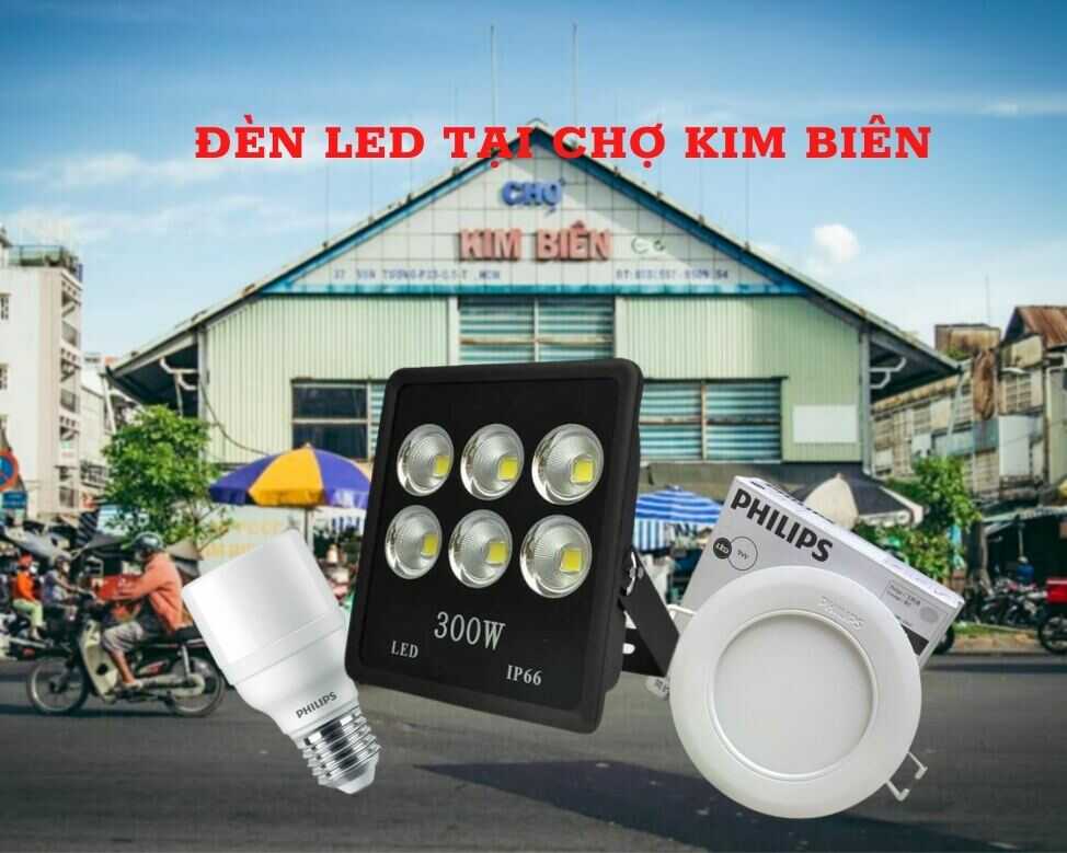đèn led tại chợ kim biên