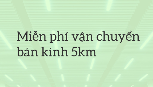 banner miễn phí vận chuyển đơn hàng bán kính dưới 5km