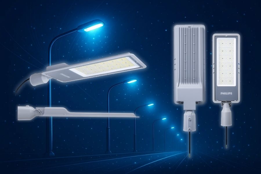 Đèn đường LED StreetStar Philips BRP245 LED202/WW 150W DM0 PSU G2