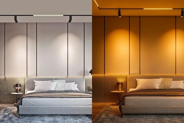 Đèn ray nam châm Trackline L Spotlight 14W 24D GM Philips 2 Đèn ray nam châm Trackline L Spotlight 14W 24D GM Philips có 2 màu ánh sáng