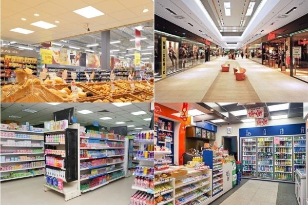 Đèn LED panel Philips RC048B LED32S IAP 36W 7 Đèn LED panel Philips RC048B LED32S IAP 36W lắp đặt ở showroom, cửa hàng, trung tâm thương mại