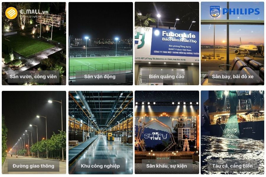 Đèn LED pha Philips đảm bảo nguồn sáng bền bỉ, mạnh mẽ và dễ ứng dụng trong nhiều không gian
