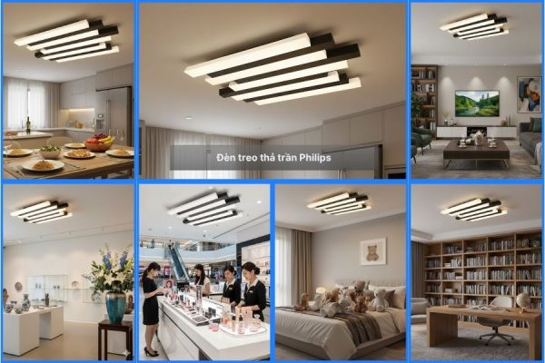 Đèn thả trần trang trí Philips Piano 58081 32W 6 Ứng dụng đèn thả trần trang trí Philips Piano 58081 32W