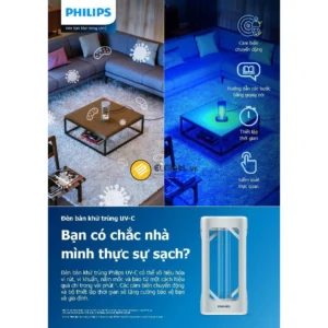 Đèn bàn uv c philips khu trung 3
