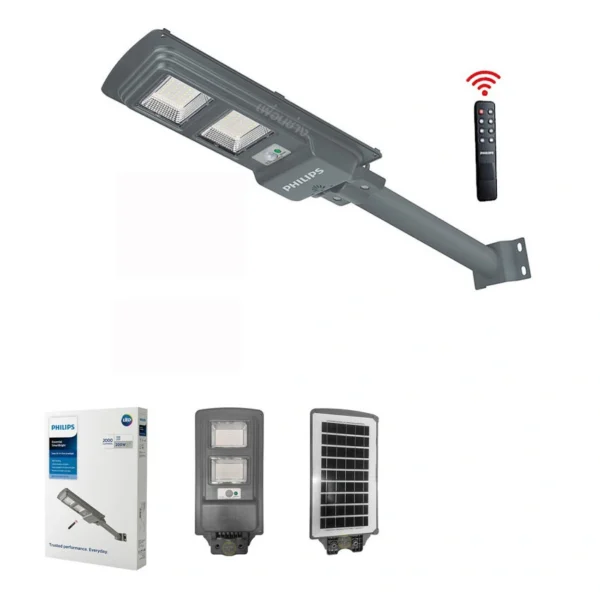 Đèn đường năng lượng mặt trời BRC010 LED20 765 2000LM philips 3