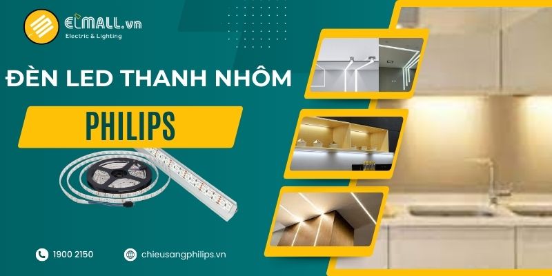 Đèn LED thanh nhôm Philips