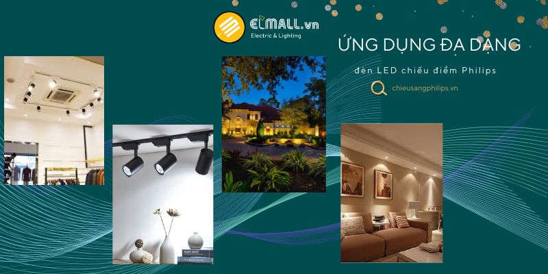 Ứng dụng đèn LED Philips chiếu điểm
