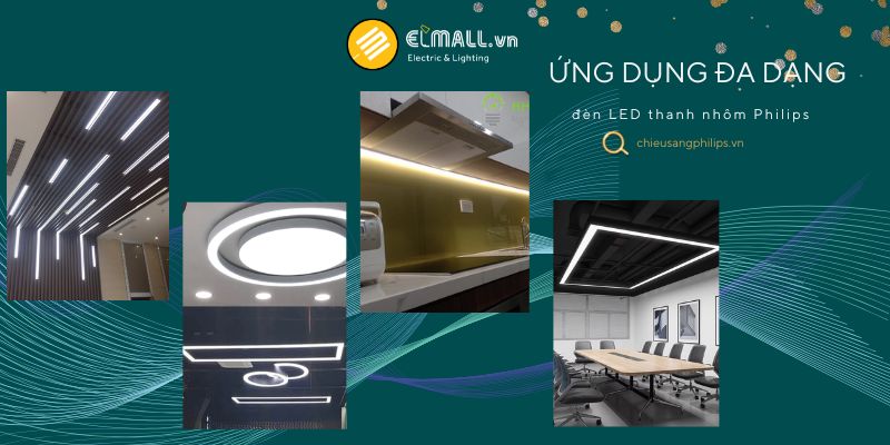 Ứng dụng đèn LED thanh nhôm