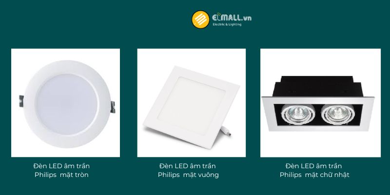 Phân loại đèn LED theo hình dạng mặt đèn