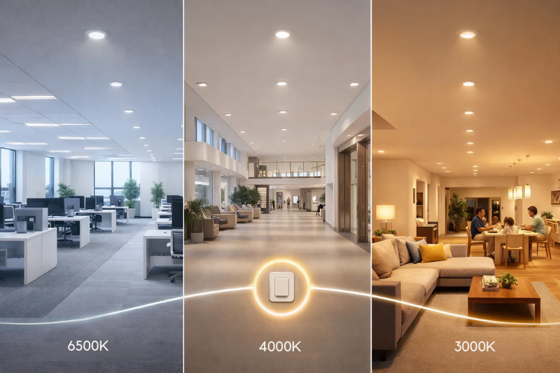 Đèn LED âm trần 15W D150 đổi màu Eridani DL190B Philips chiếu sáng linh hoạt